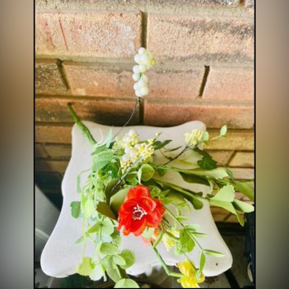 *Mixed Tea Rose Bush Faux Floral - Picture 5 of 10